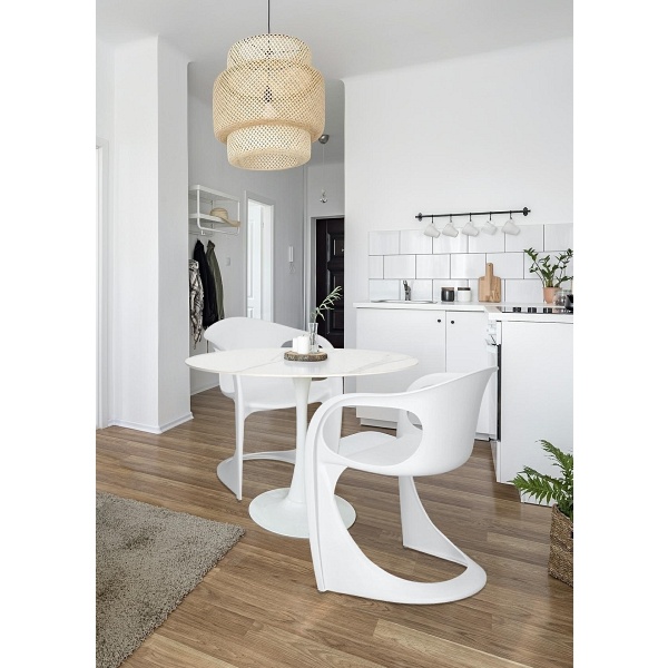 Stół Simplet Skinny Premium Stone White 90cm - Simplet